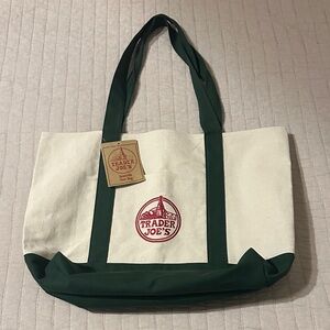 Trader Joe's LARGE Canvas Tote Bag